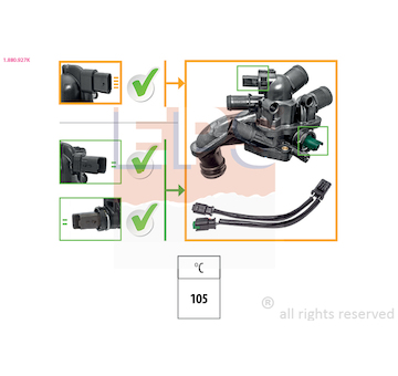 Termostat, chladivo EPS 1.880.927K
