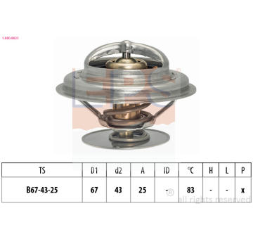 Termostat, chladivo EPS 1.880.982S