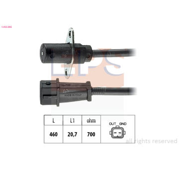 Senzor, otáčky motoru EPS 1.953.005