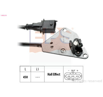 Snímač, poloha vačkového hřídele EPS 1.953.211