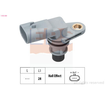 Snímač, poloha vačkového hřídele EPS 1.953.380