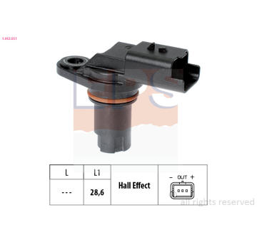Snímač, poloha vačkového hřídele EPS 1.953.551