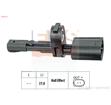 Snímač, počet otáček kol EPS 1.960.134