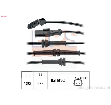 Snímač, počet otáček kol EPS 1.960.145