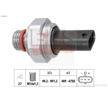 Senzor, tlak vyfuk.plynu EPS 1.980.010
