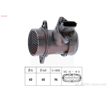Snímač průtoku vzduchu EPS 1.991.379