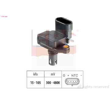 Senzor tlaku sacího potrubí EPS 1.993.088
