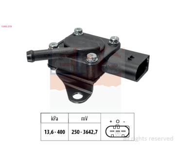 Senzor, tlak výfukového plynu EPS 1.993.319