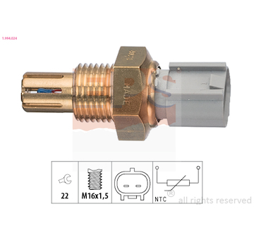 Snímač, teplota nasávaného vzduchu EPS 1.994.024