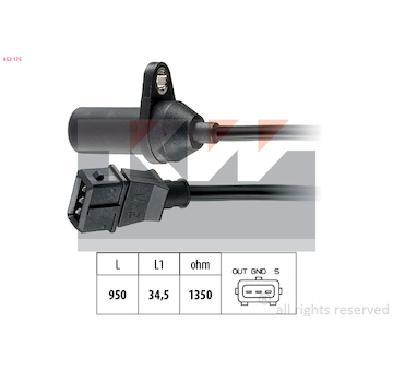 Snímač, počet otáček KW 453 175