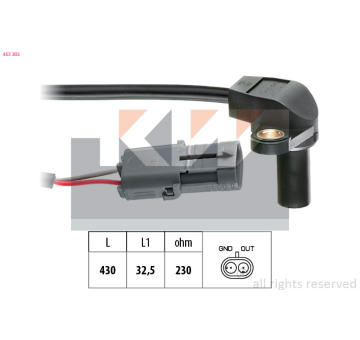 Snímač, poloha vačkového hřídele KW 453 202