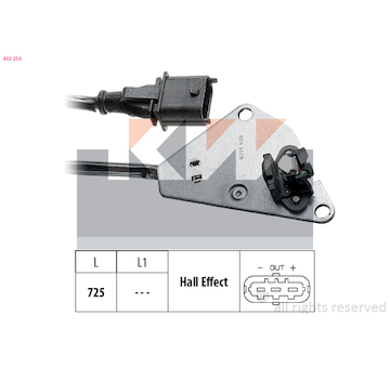 Snímač, poloha vačkového hřídele KW 453 210