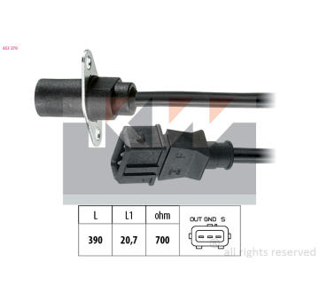 Generátor impulsů, klikový hřídel KW 453 270