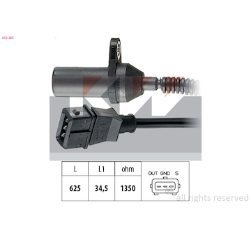 Generátor impulsů, klikový hřídel KW 453 285