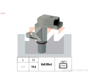 Snímač, poloha vačkového hřídele KW 453 400