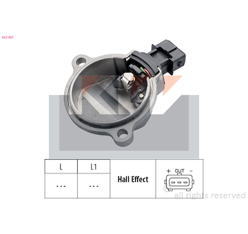 Snímač, poloha vačkového hřídele KW 453 401