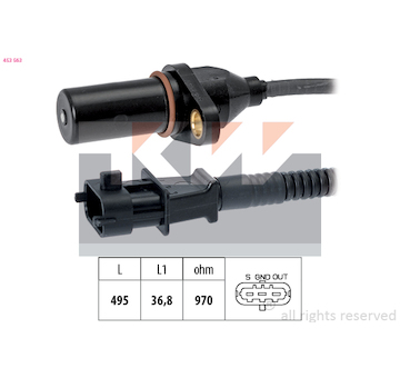 Generátor impulsů, klikový hřídel KW 453 563