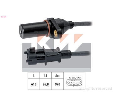 Generátor impulsů, klikový hřídel KW 453 569