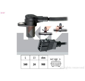 Generátor impulsů, klikový hřídel KW 453 587