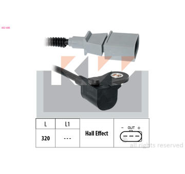 Snímač, poloha vačkového hřídele KW 453 605
