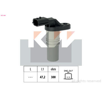 Snímač, počet otáček KW 453 646