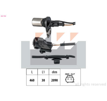 Generátor impulsů, klikový hřídel KW 453 720