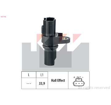 Snímač, počet otáček KW 453 745