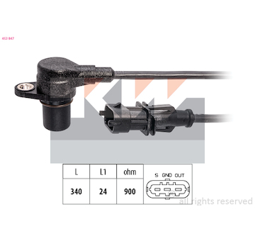 Generátor impulsů, klikový hřídel KW 453 847