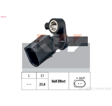 Snímač, počet otáček kol KW 460 013