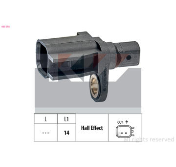 Snímač, počet otáček kol KW 460 018