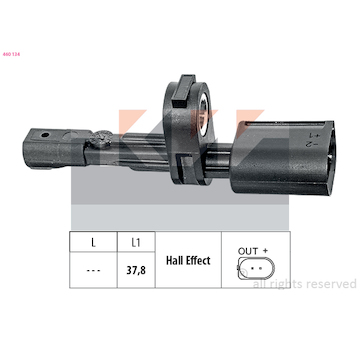 Snímač, počet otáček kol KW 460 134