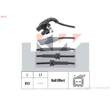 Snímač, počet otáček kol KW 460 150