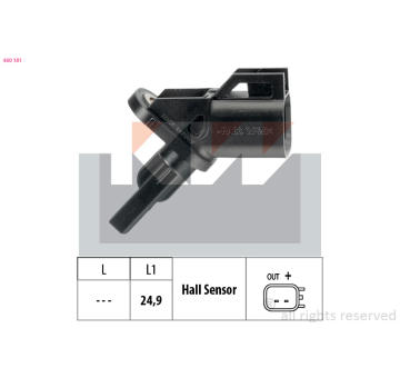 Snímač, počet otáček kol KW 460 181