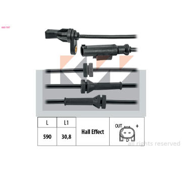 Snímač, počet otáček kol KW 460 197
