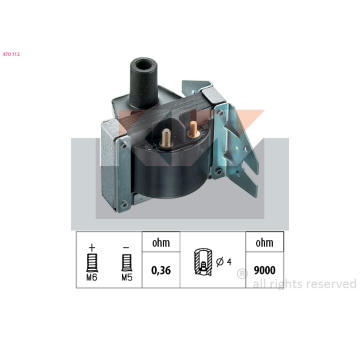 Zapalovací cívka KW 470 112