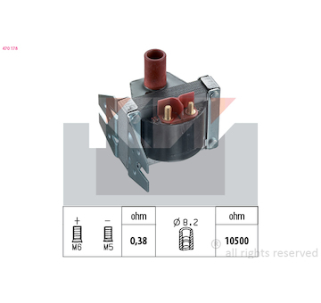 Zapalovací cívka KW 470 178