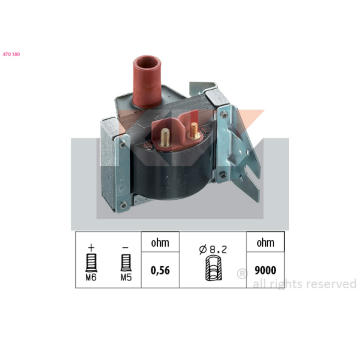Zapalovací cívka KW 470 180