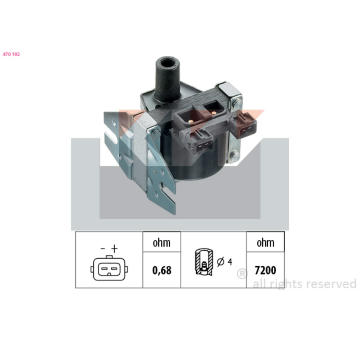 Zapalovací cívka KW 470 192