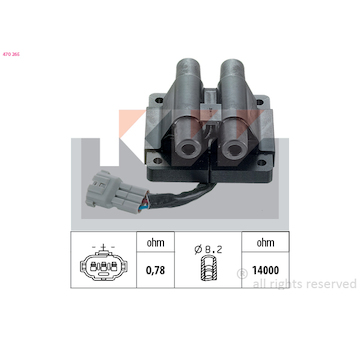 Zapalovací cívka KW 470 265
