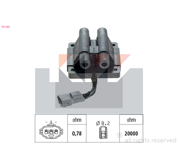 Zapalovací cívka KW 470 266