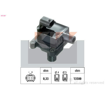 Zapalovací cívka KW 470 397