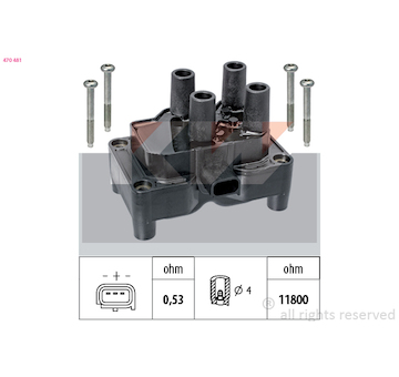 Zapalovací cívka KW 470 481