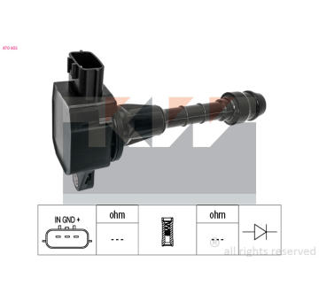 Zapalovací cívka KW 470 602