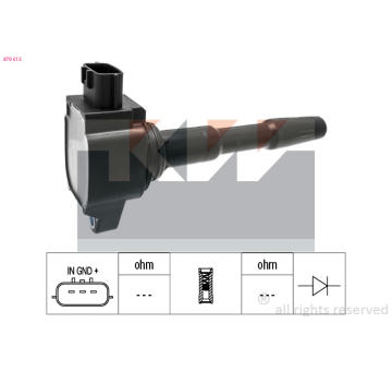 Zapalovací cívka KW 470 613