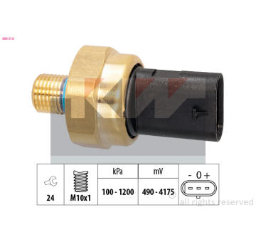 Snímač, tlak paliva KW 480 018