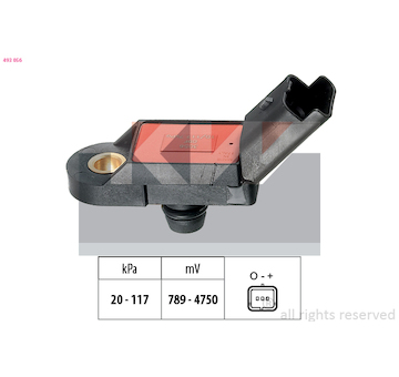 Tlakovy senzor, posilovac brzd KW 493 056