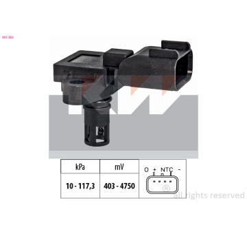 Senzor tlaku sacího potrubí KW 493 203