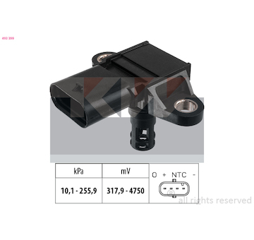 Senzor tlaku sacího potrubí KW 493 399