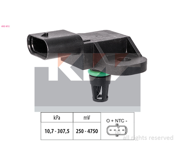 Senzor tlaku sacího potrubí KW 493 415