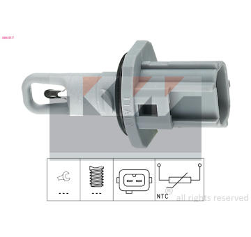 Snímač, teplota nasávaného vzduchu KW 494 017